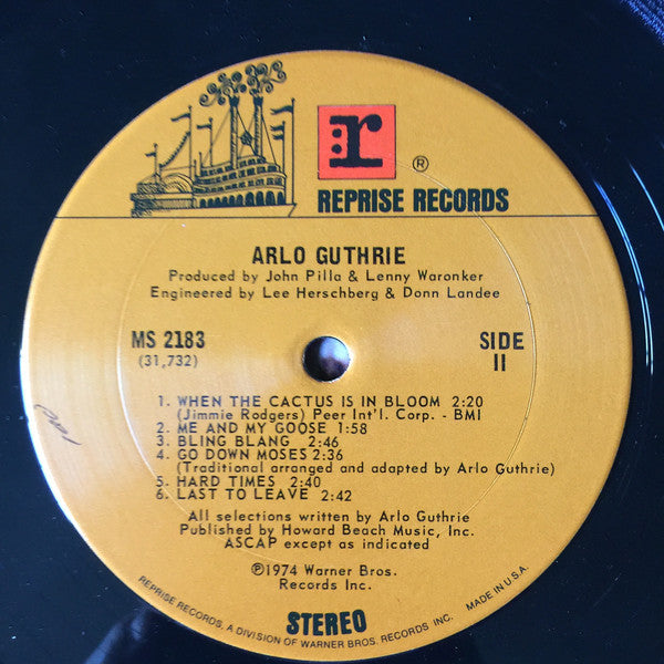 Arlo Guthrie : Arlo Guthrie (LP,Album)