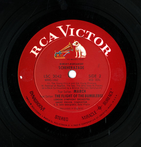 Nikolai Rimsky-Korsakov : André Previn, London Symphony Orchestra : Scheherazade (LP,Album,Stereo)