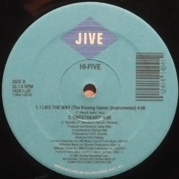 Hi-Five : I Like The Way (The Kissing Game) (12",33 ⅓ RPM)