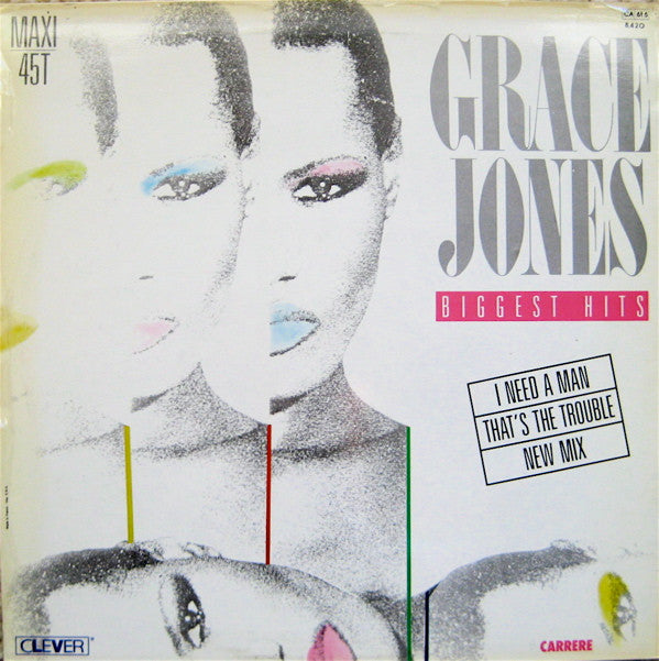 Grace Jones : Biggest Hits (12",45 RPM,Maxi-Single,Compilation)