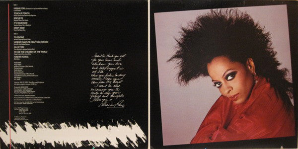 Diana Ross : Swept Away (LP,Album)