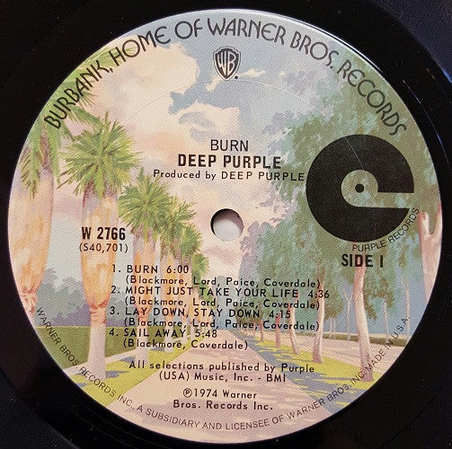 Deep Purple : Burn (LP,Album)