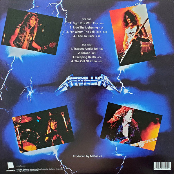 Metallica : Ride The Lightning (LP,Album,Reissue,Remastered)