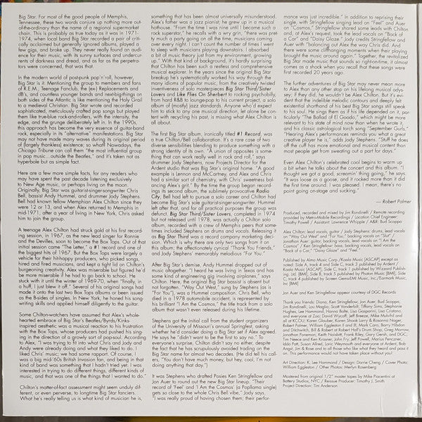 Big Star : Complete Columbia: Live At University Of Missouri 4/25/93 (LP,Limited Edition,Reissue,Stereo)