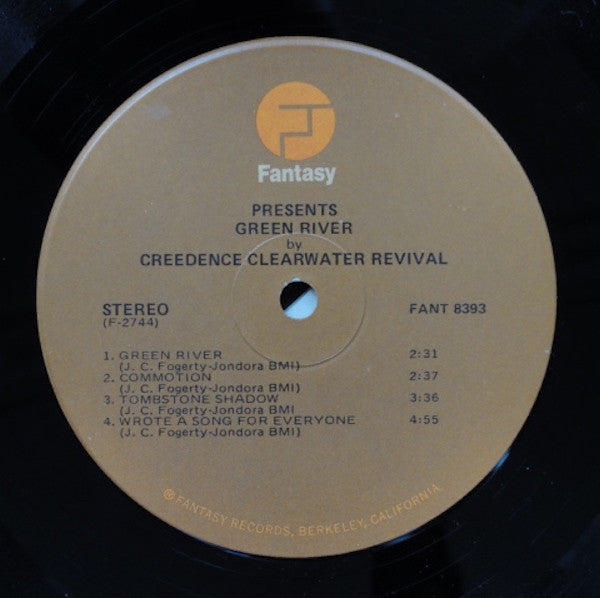Creedence Clearwater Revival : Green River (LP,Album,Reissue)