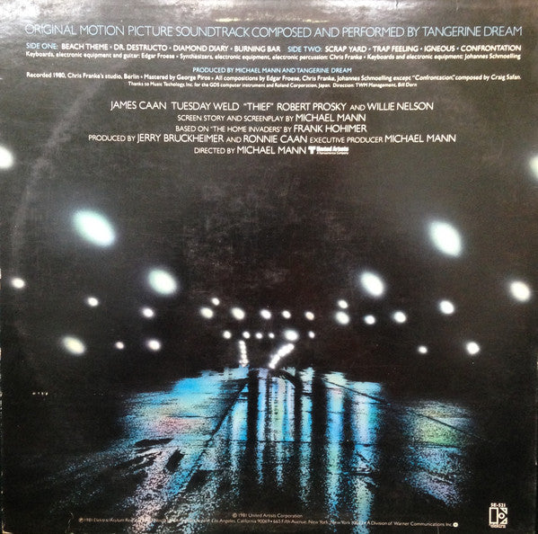 Tangerine Dream : Thief (LP,Album)