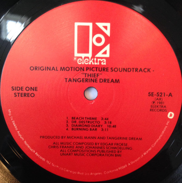 Tangerine Dream : Thief (LP,Album)