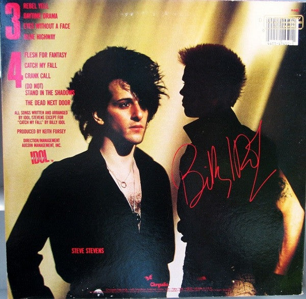 Billy Idol : Rebel Yell (LP,Album)