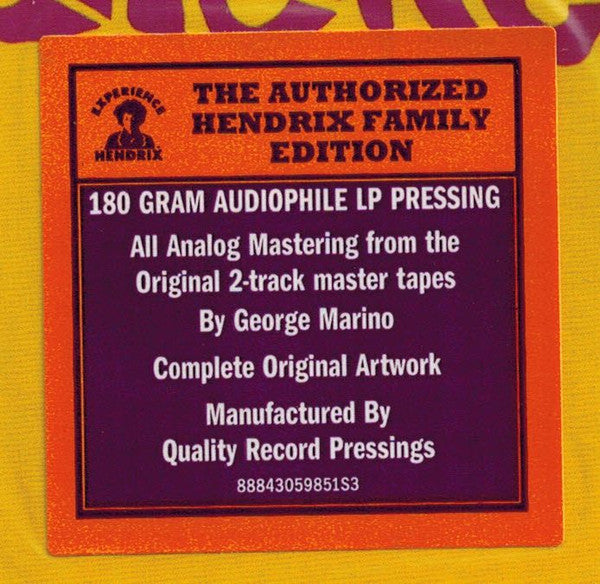 Jimi Hendrix Experience, The : Are You Experienced (LP,Album,Reissue,Remastered,Repress,Stereo)