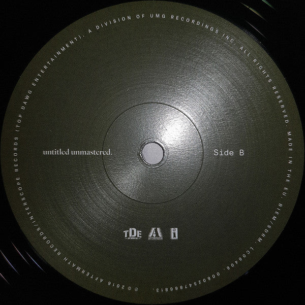 Kendrick Lamar : Untitled Unmastered. (LP,Album)
