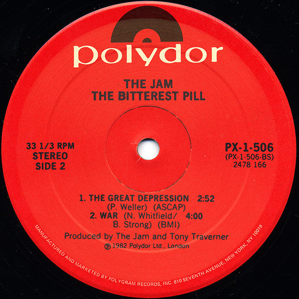 Jam, The : The Bitterest Pill (I Ever Had To Swallow) (12",33 ⅓ RPM,EP,Stereo)