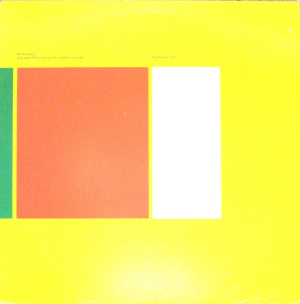 Pet Shop Boys : Se A Vida É (That's The Way Life Is) And To Step Aside (The Remixes) (12",33 ⅓ RPM)