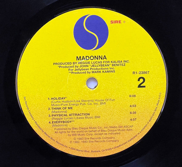 Madonna : Madonna (LP,Album,Reissue)