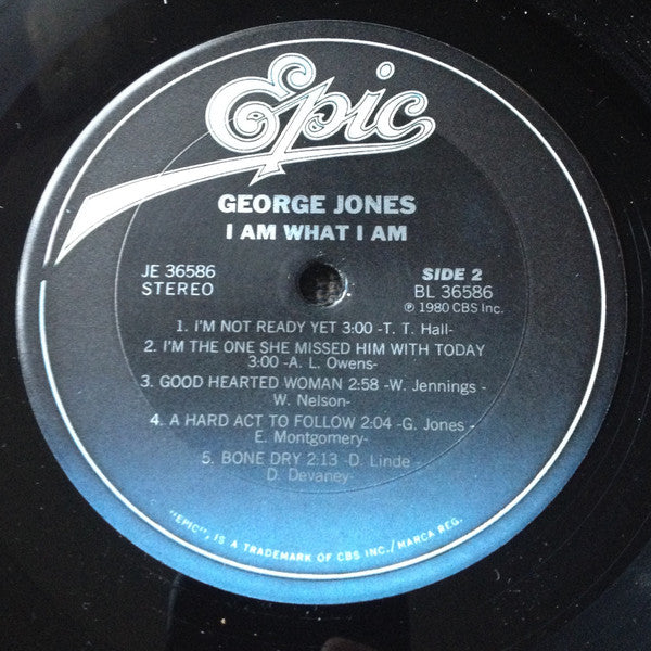 George Jones (2) : I Am What I Am (LP,Album)