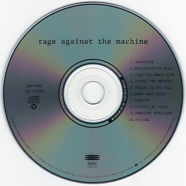 Rage Against The Machine : Rage Against The Machine (Album)