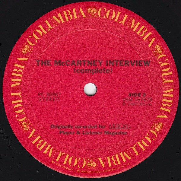 Paul McCartney : The McCartney Interview (LP,Stereo)