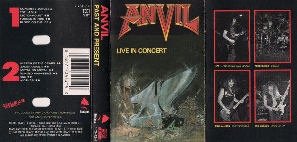 Anvil : Past And Present - Live In Concert (Album)