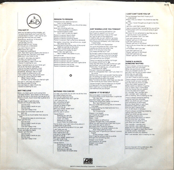 Average White Band : AWB (LP,Album,Stereo)