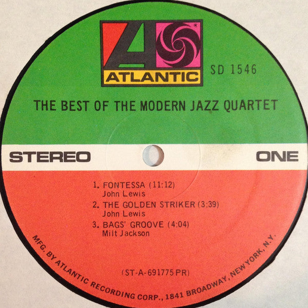Modern Jazz Quartet, The : The Best Of (LP,Compilation)