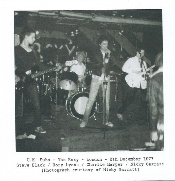 UK Subs : November 1977 Demo (7",45 RPM,EP,Limited Edition,Numbered)