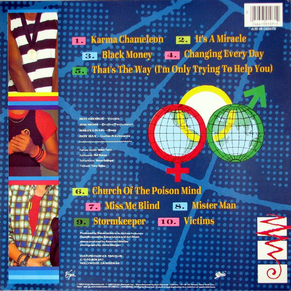 Culture Club : Colour By Numbers (LP,Album)