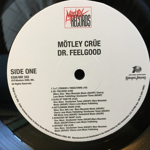 Mötley Crüe : Dr. Feelgood (LP,Album,Reissue,Remastered)