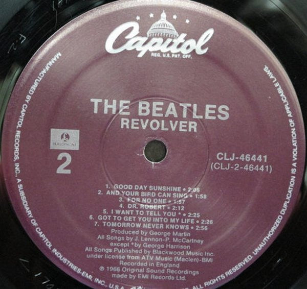 Beatles, The : Revolver (LP,Album,Reissue,Stereo)