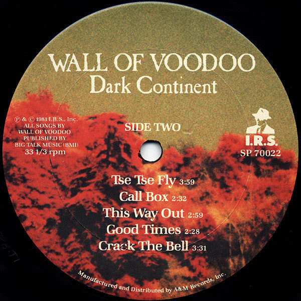 Wall Of Voodoo : Dark Continent (LP,Album)
