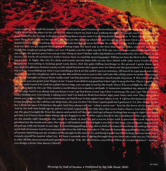 Wall Of Voodoo : Dark Continent (LP,Album)