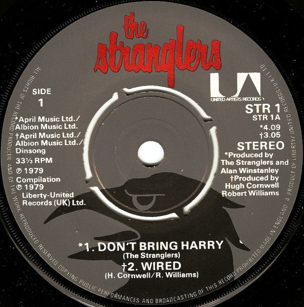 Stranglers, The : Don't Bring Harry (7",33 ⅓ RPM,EP,Stereo)