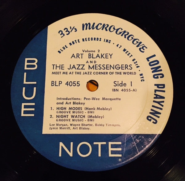Art Blakey & The Jazz Messengers : Meet You At The Jazz Corner Of The World (Volume 2) (LP,Album,Repress,Mono)