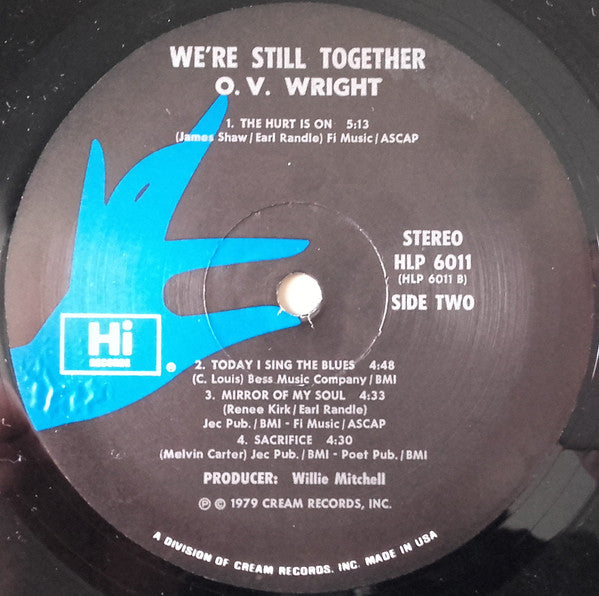 O.V. Wright : We're Still Together (LP,Album)