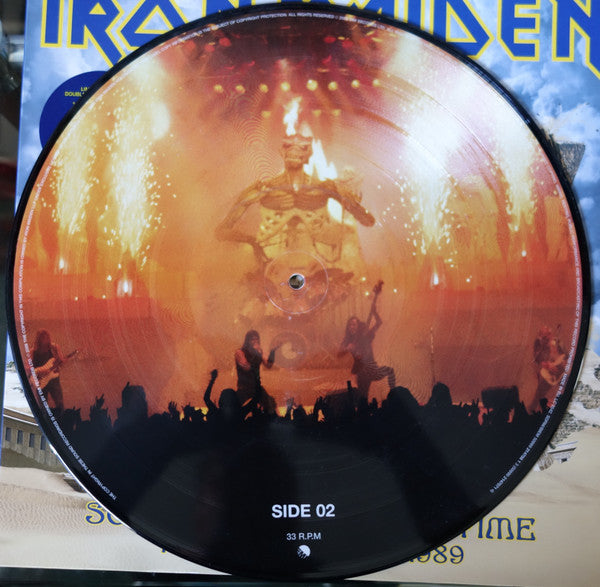 Iron Maiden : Somewhere Back In Time - The Best Of: 1980-1989 (LP,Compilation,Limited Edition,Picture Disc,Reissue,Repress)
