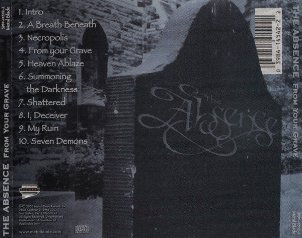 Absence, The : From Your Grave (Album)