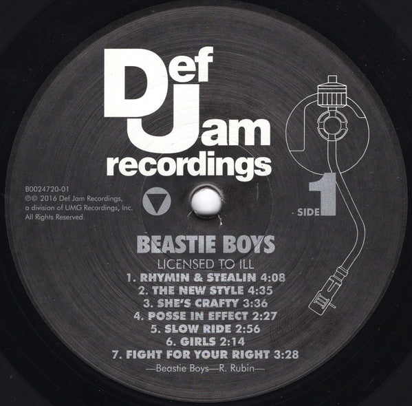 Beastie Boys : Licensed To Ill (LP,Album,Reissue)