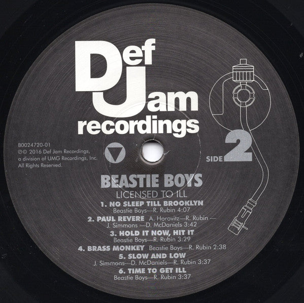 Beastie Boys : Licensed To Ill (LP,Album,Reissue)
