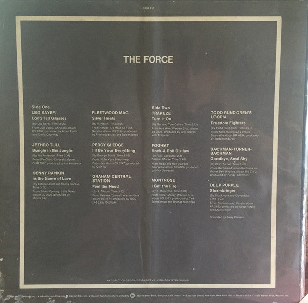 Various : The Force Volume 1 (LP,Compilation,Stereo)