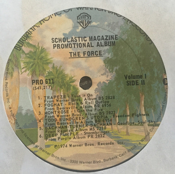 Various : The Force Volume 1 (LP,Compilation,Stereo)
