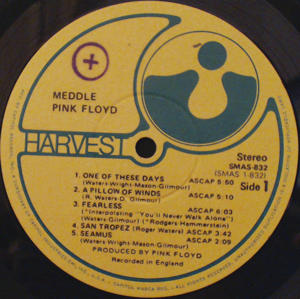 Pink Floyd : Meddle (LP,Album,Repress)