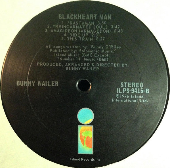 Bunny Wailer : Blackheart Man (LP,Album)