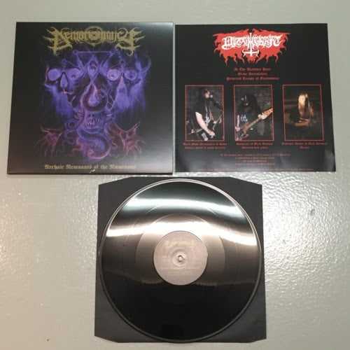 Demonomancy (2) / Witchcraft (16) : Archaic Remnants Of The Numinous / At The Diabolus Hour (LP)