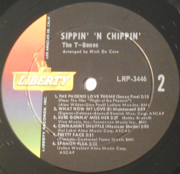 T-Bones, The : Sippin' 'N Chippin' (LP,Album,Mono)