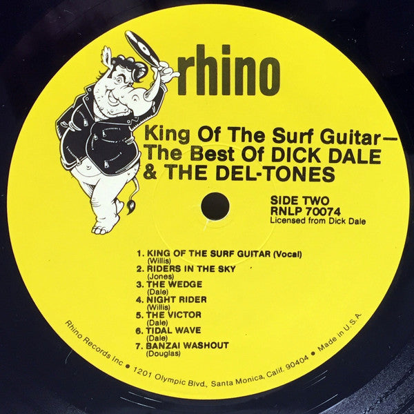 Dick Dale & His Del-Tones : King Of The Surf Guitar - The Best Of Dick Dale & The Del-Tones (LP,Compilation)