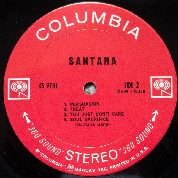 Santana : Santana (LP,Album,Stereo)