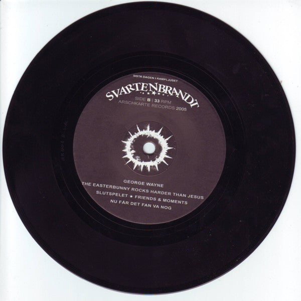 Svartenbrandt : Sista Dan' I Rampljuset (7",33 ⅓ RPM,EP)
