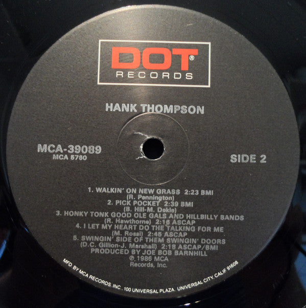 Hank Thompson : Hank Thompson (LP,Album)
