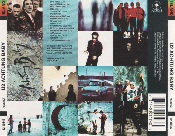 U2 : Achtung Baby (Album,Club Edition)