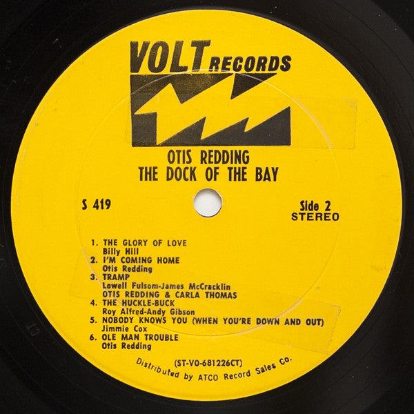 Otis Redding : The Dock Of The Bay (LP,Album,Stereo)