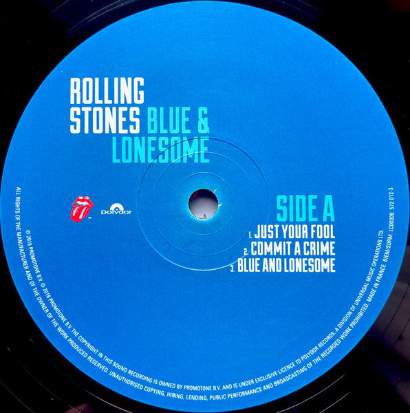 Rolling Stones, The : Blue & Lonesome (LP,Album)