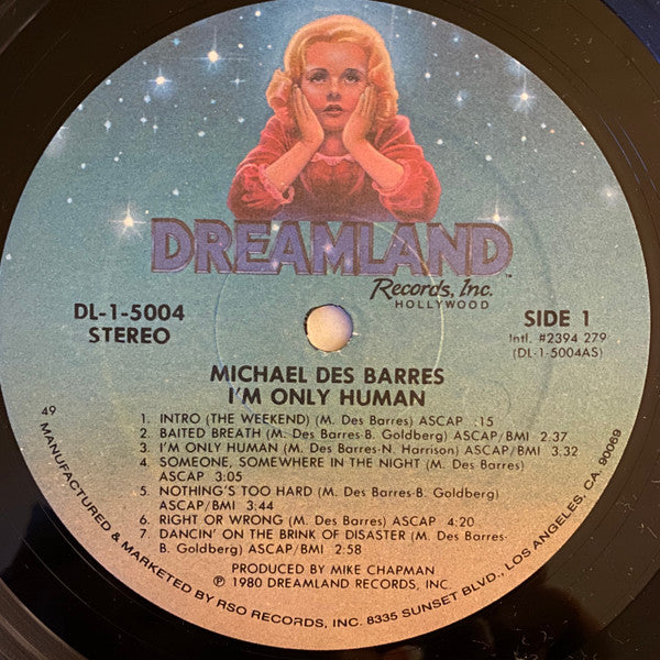 Michael Des Barres : I'm Only Human (LP)